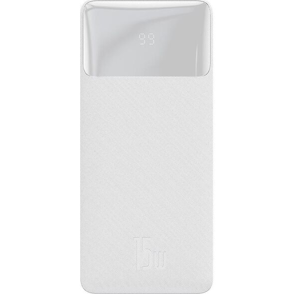 Powerbank Baseus Bipow Digital Display 15W 10000mAh Biały