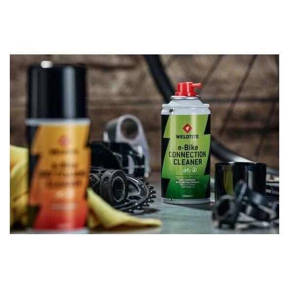 Weldtite Płyn do mycia elektrycznych komponentów rowerów e-bike W Connention Cleaner 150ml spray