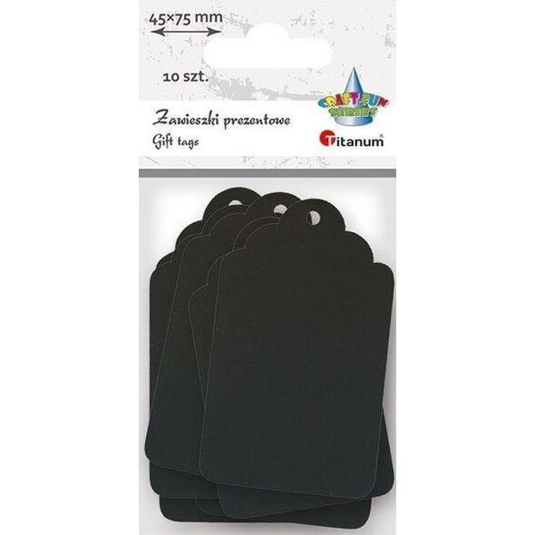 Titanum Zawieszka prezentowa kartonowa 45x75mm 10szt