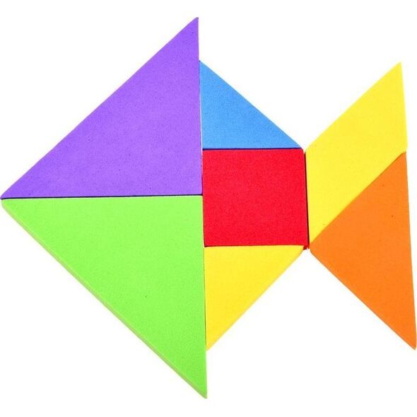 Jokomisiada Puzzle piankowe układanka logiczna tangram ZA3343