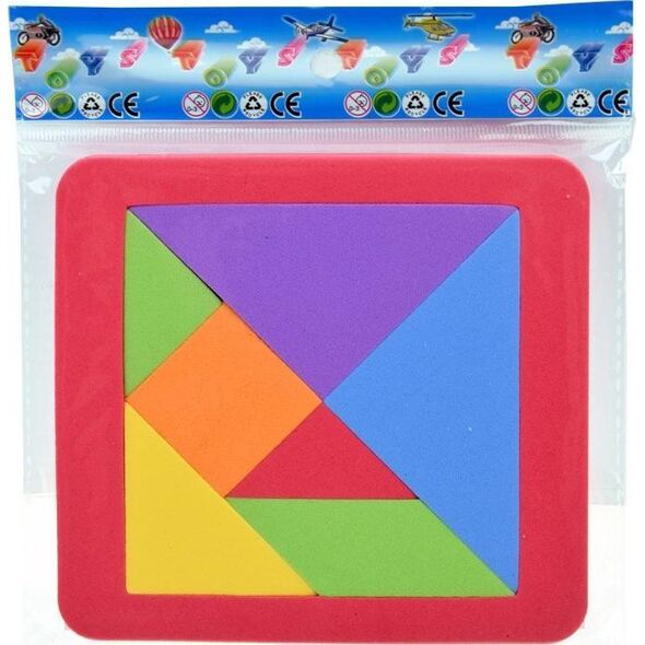 Jokomisiada Puzzle piankowe układanka logiczna tangram ZA3343