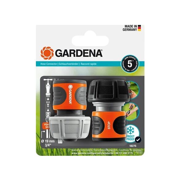 Gardena GARDENA Hose Connector Set 19mm (3/4) (grey/orange)