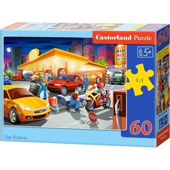 Castorland Puzzle 60 Gas Station CASTOR