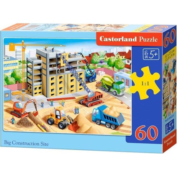 Castorland Puzzle 60 Big Construction Site CASTOR