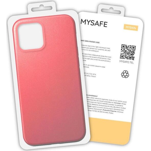 Mysafe MYSAFE ETUI SKIN IPHONE 13 MINI KORALOWY PUDEŁKO