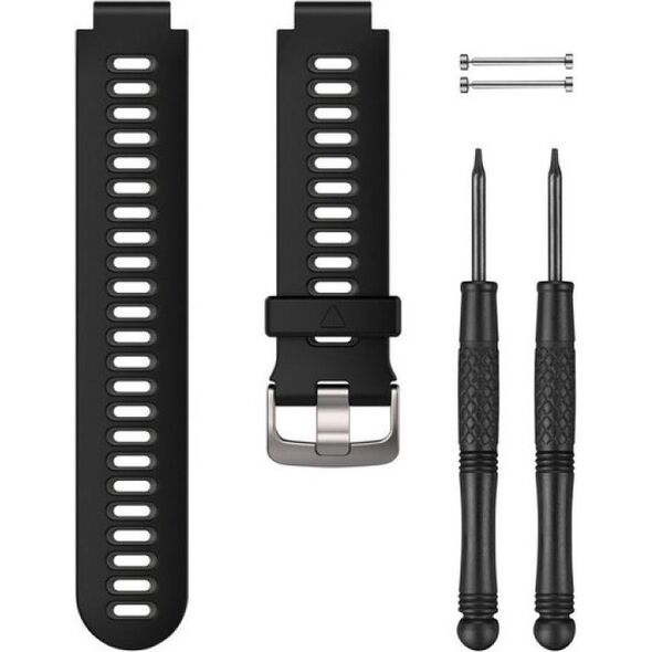 Garmin Pasek gumowy na nadgarstek - seria Forerunner 735, 23x, 630 (czarny / szary) (010-11251-0K)