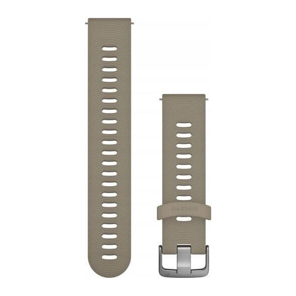 Garmin Pasek silikonowy na nadgarstek Quick Release 20 (piaskowy / stalowo-srebrny) (010-11251-0Z)