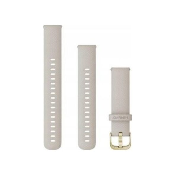 Garmin Pasek silikonowy na nadgarstek Quick Release 18 (jasnopiaskowy / jasnozłota sprzączka) (010-12932-0D)