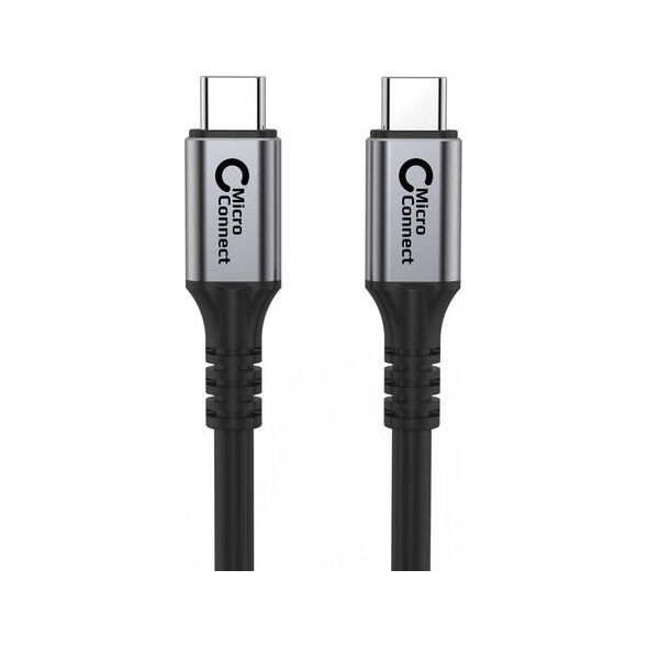 Kabel USB MicroConnect USB-C - USB-C 1.2 m Czarny (USB4CC1)