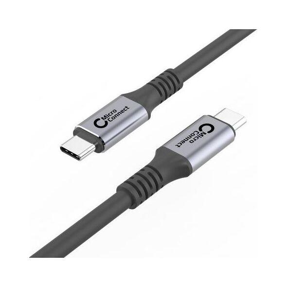 Kabel USB MicroConnect USB-C - USB-C 1.2 m Czarny (USB4CC1)