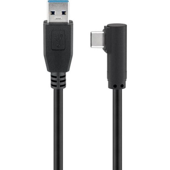 Kabel USB MicroConnect USB-A - USB-C 3 m Czarny (USB3.1CA3A)