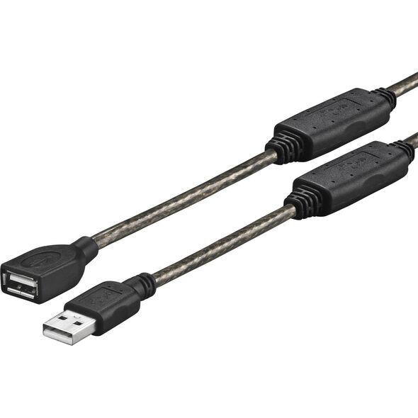 Kabel USB VivoLink USB-A - USB-A 5 m Czarny (PROUSBAAF5)