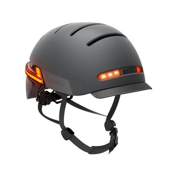 Livall Kask LIVALL BH51M Neo "M", pomarańczowe światło przednie LED, czarny