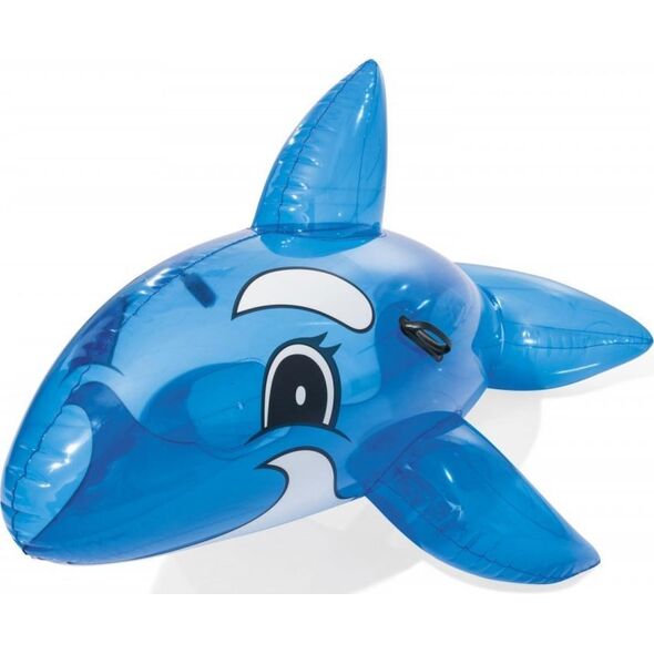 Bestway Delfin do pływania z uchwytami Transparentny 1.57m x 94cm