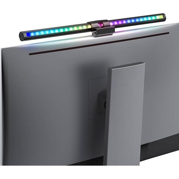 Blitzwolf Lampa BW-CML2 na monitor, RGB (czarna)