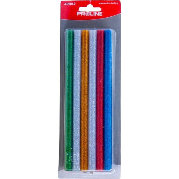 Wkłady klejowe Pro-Line Klej w laskach brokat, 11mm, szt.12*200mm,karta,proline