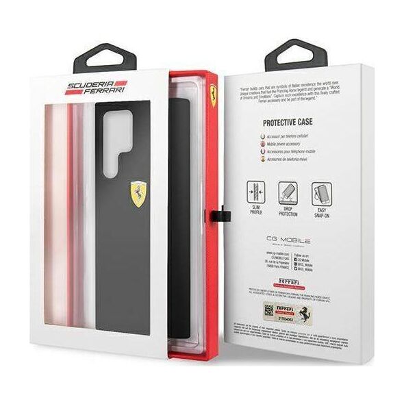 Ferrari Ferrari FESSIHCS22LBK S22 Ultra S908 czarny/black hardcase On Track Silicone