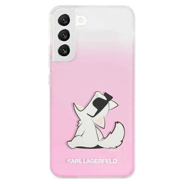 Karl Lagerfeld Karl Lagerfeld KLHCS22MCFNRCPI S22+ S906 hardcase różowy/pink Choupette Eat