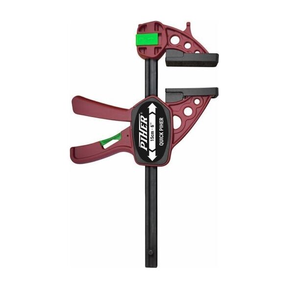 PIHER Ścisk stolarski Quick 125 cm gł. 8 cm 150 kg (P52625)