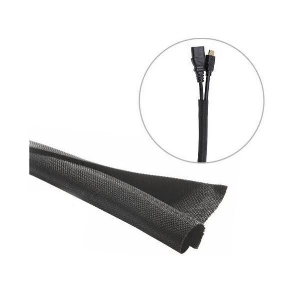 Organizer VivoLink Flexible cablesock ř38mm black