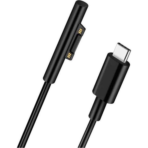 Kabel USB MicroConnect USB-C - Surface Pro 1.5 m Czarny (USB3.1CSURFACE)