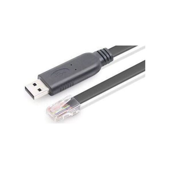 Adapter USB MicroConnect USB - RJ45 Czarny  (USBETHM)