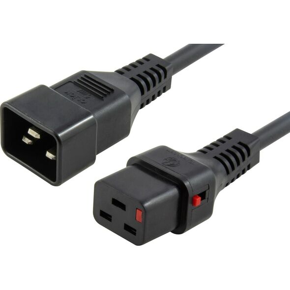 Kabel zasilający MicroConnect IEC Male C20 to C19 IEC Lock