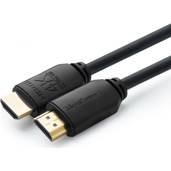 Kabel MicroConnect HDMI - HDMI 0.5m czarny (MC-HDM19190.5V2.0)