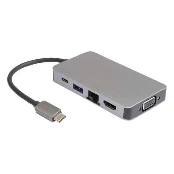 Stacja/replikator MicroConnect USB-C (USB3.1CCOM14)