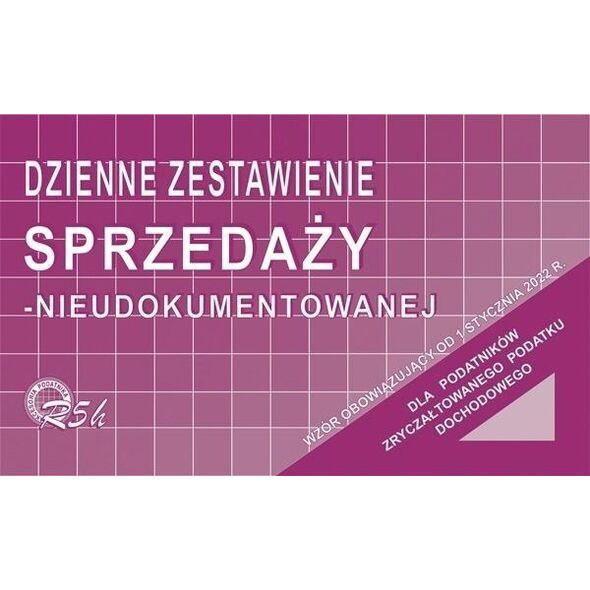 Michalczyk & Prokop Dzienne zestawienie sprzedaży R05-H