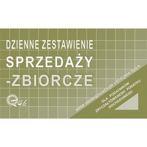Michalczyk & Prokop Dzienne zestawienie sprzedaży R04-H