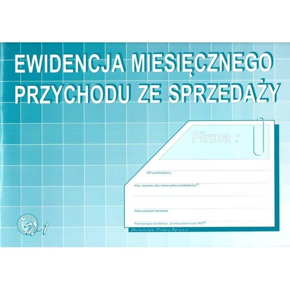 Michalczyk & Prokop Ewidencja miesięcznego przychodu ze sprzedaży N-1