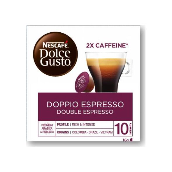 Nescafe NESCAFE DOLCE GUSTO Doppio Espresso 16 kapsułek