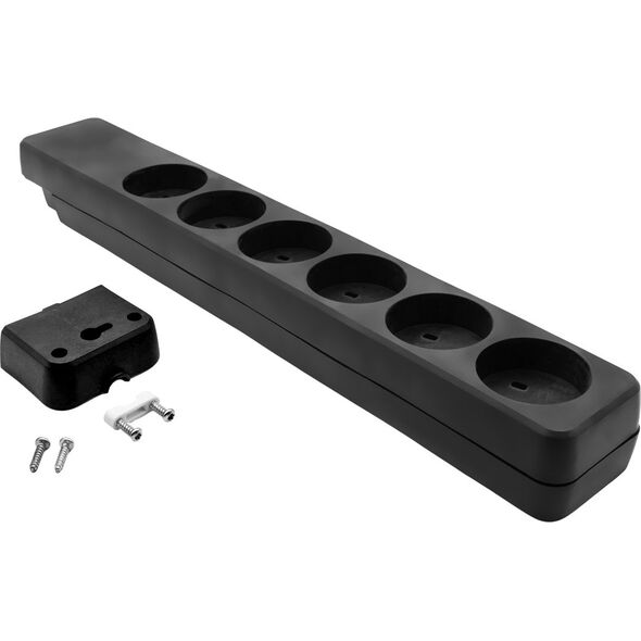 ProXtend Danish IT Power Strip 6-way 6 gniazd czarna (KIT6-0B)