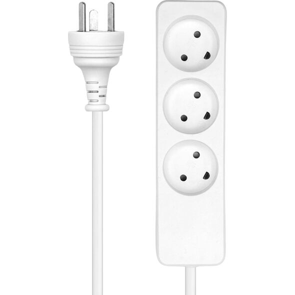 ProXtend Danish Power Strip 3-way 3 gniazda 15 m biała (K3-KIT15W)