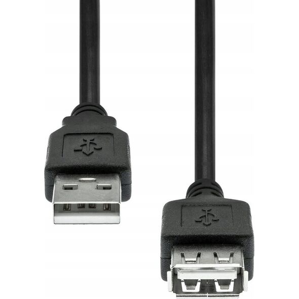 Kabel USB ProXtend USB-A - USB-A 0.5 m Czarny (JAB-7393830)