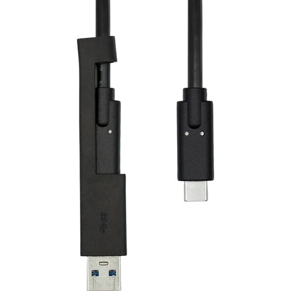 Kabel USB ProXtend USB-A + USB-C - USB-C 1 m Czarny (USBCWA-001)
