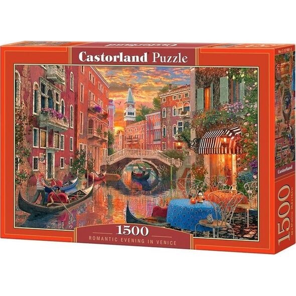 Castorland Puzzle 1500 elementów Romantyczny wieczór w Wenecji