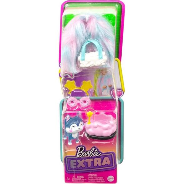 Lalka Barbie Mattel Extra - Zwierzątko, ubranko i akcesoria (HDJ40)