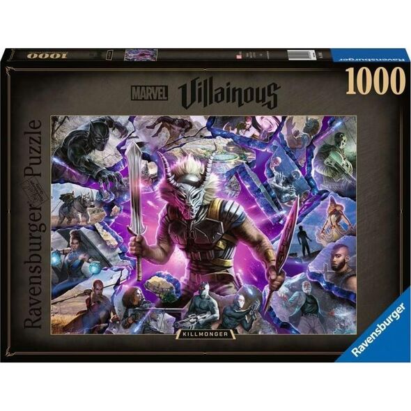 Ravensburger Puzzle 1000 elementów Villainous. Killmonger