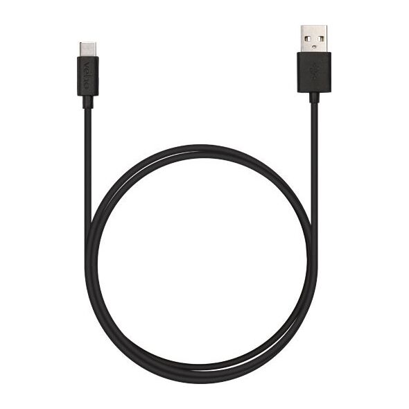 Kabel USB Veho USB-A - USB-C 1 m Czarny (VCL-003-C-1M)