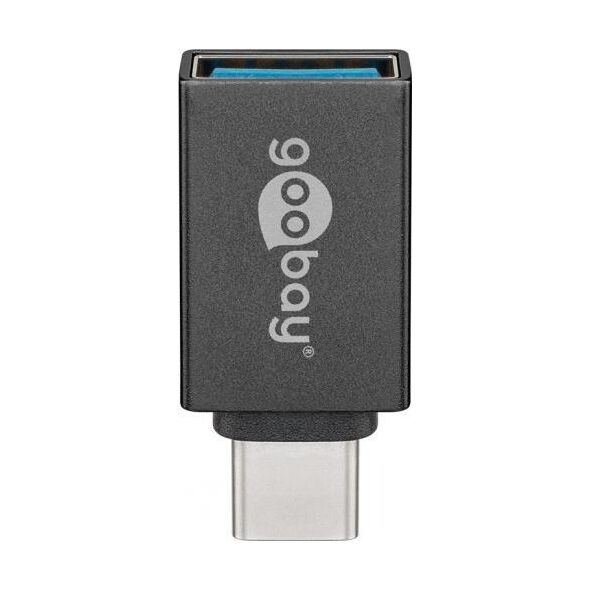 Adapter USB Goobay USB-C - USB Szary  (JAB-3395479)