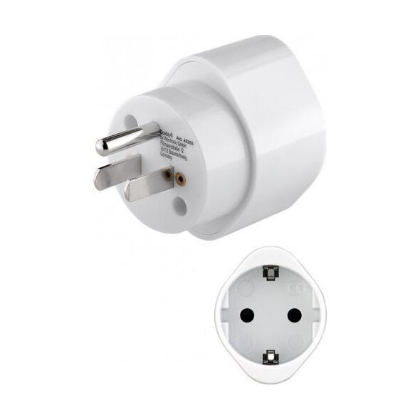 Goobay Adapter sieciowy US/Japonia, biały