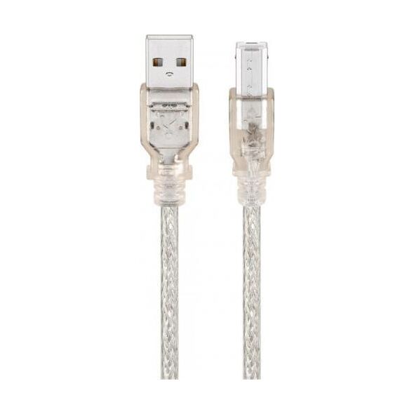 Kabel USB Goobay USB-A - USB-B 1.8 m Przezroczysty (JAB-758942)