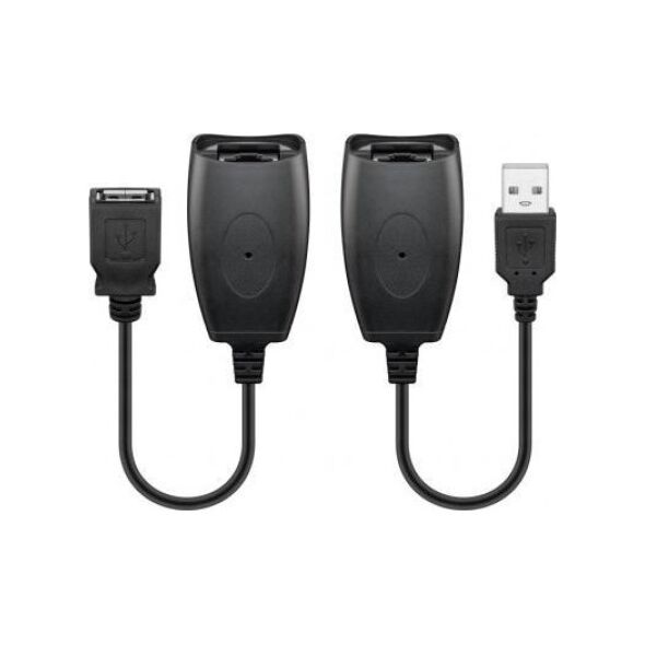 Adapter USB Goobay Hi-Speed USB - USB Czarny  (93321)