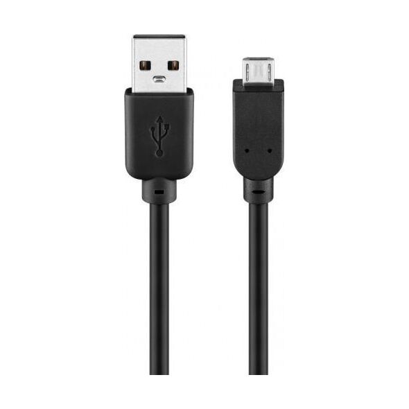 Kabel USB Goobay USB-A - microUSB 1.8 m Czarny (JAB-853407)