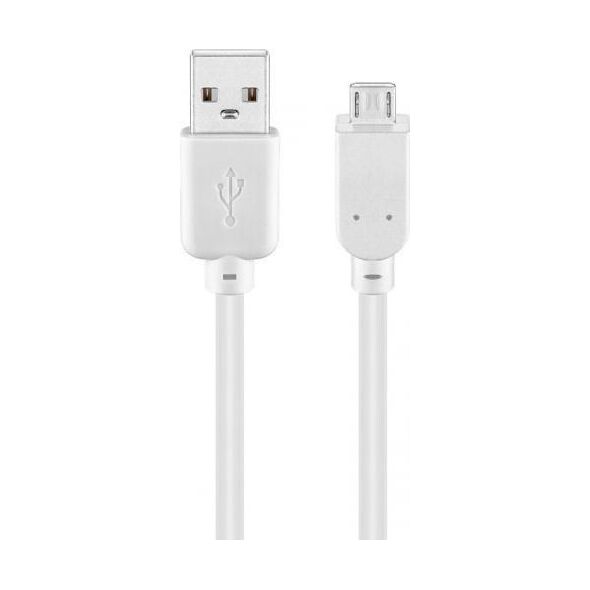 Kabel USB USB-A - microUSB 0.15 m Biały (JAB-1521963)