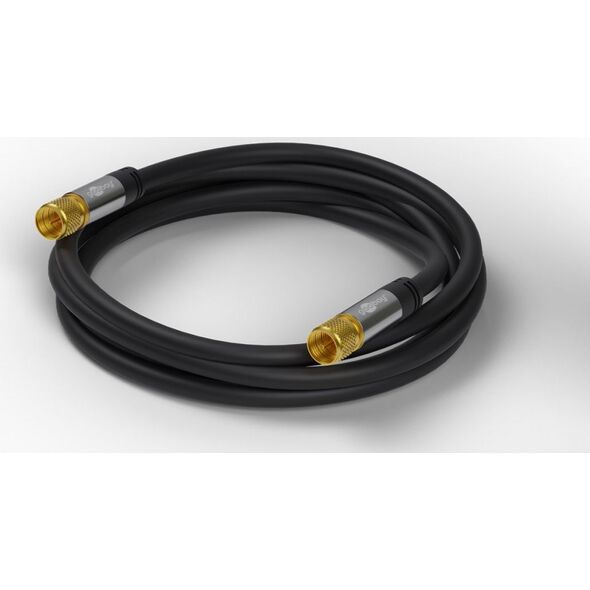 Kabel Goobay Antenowy (F) 3m czarny (JAB-4400767)