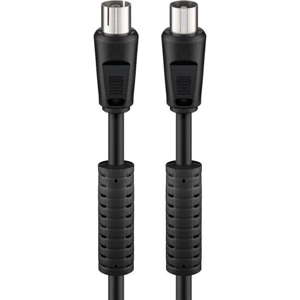 Kabel Goobay Antenowy 2.5m czarny (50729)