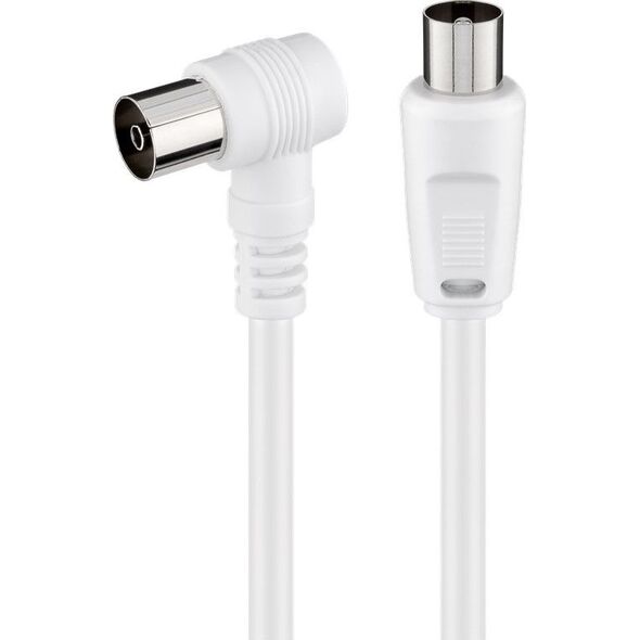 Kabel Goobay Antenowy 5m biały (11714)